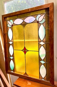 lot 33A image: Gorgeous Stained Glass Window