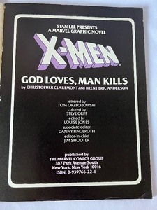 lot 58 image: X-Men Marvel God Loves, Man Kills