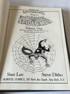 lot 40 image: Book Marvel Masterworks Volume One Stan Lee and Steve Ditko