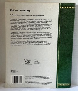 lot 194 image: Gamers Handbook of the Marvel Universe Eel thru Mad Dog