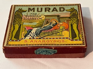 lot 229 image: Vintage Pack Murad Turkish Cigarette Container