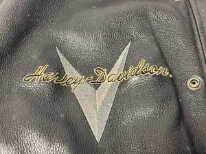 lot 343 image: Mens Leather Harley Davidson Jacket Sized Large