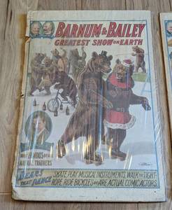 lot 115 image: Two Barnum and Bailey Circus Posters