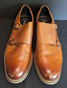 lot 125 image: Bar III Mens Monk Strap Leather Oxfords