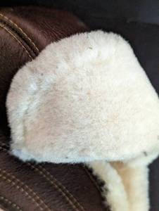 lot 127 image: Orlov Leather and Sheepskin Aviator Hat