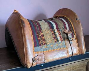 lot 205 image: Vintage Leather Saddle