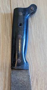 lot 210 image: Legitimus Collins Machete and Tooled Leather Sheath