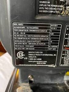 lot 377 image: Remington 70,000 BTU Kerosene Heater Model HH-70-SS-A
