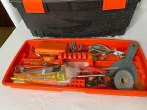 lot 394 image: Two 24 Inch Plastic Tool Boxes