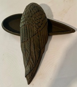 lot 441 image: Cast Iron Bird Wing Trinket Box