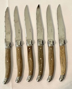 lot 472 image: Six Inox Steak Knives