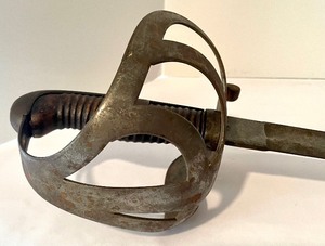lot 473 image: Vintage Metal Sword