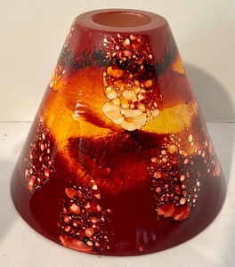 lot 488 image: Three Stunning Glass Lamp Italian Made Light Shades