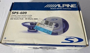 lot 497 image: Alpine Mobile Media Solutions Speaker System Model SPS-609