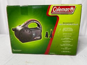 lot 522 image: Coleman Rechargeable Quick Pump
