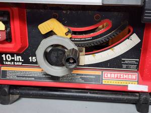 lot 331B image: Craftsman 10in. Portable Table Saw