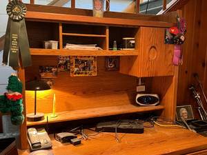 lot 41 image: Desk with Contents