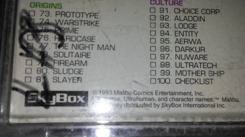 lot 149 image: Ultraverse Fantasy Art Trading Cards