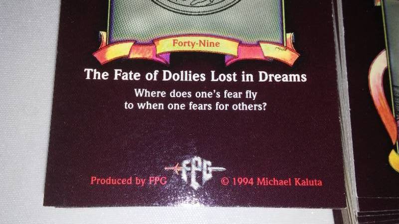 lot 190 image: Michael Kaluta Art Fantasy Trading Cards