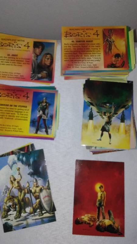 lot 253 image: Boris Vallejo 4, Best Of. Fantasy Act Trading Cards