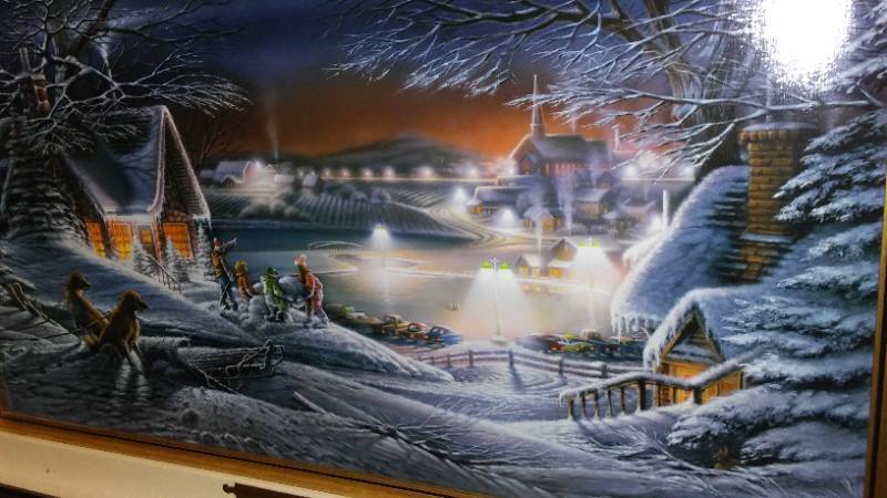 lot 232X image: Terry Redlin EVENING STAR.