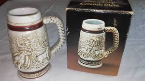 lot 200 image: Avon Western Round- up Stein with box.