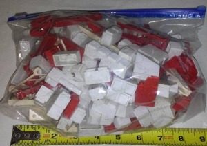 lot 212 image: Original Legos circa 1960