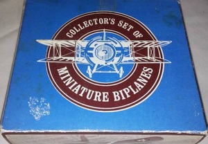 lot 261 image: Collector set of Miniature Biplanes (4)