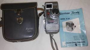 lot 274 image: Keystone Dial Set Camera with case.