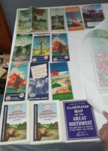 lot 289 image: Vintage Road Maps. MN Lakes and map of Halifax, Nova Scotia