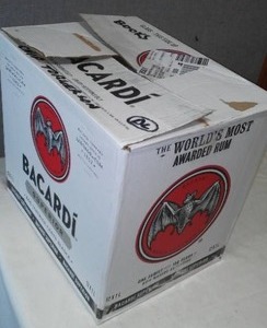 lot 301 image: Mystery lot- Bacardi Box.