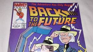 lot 317 image: Back to the Future comic book, issue no. 1, Harvey comics.