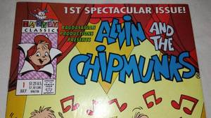 lot 326 image: Alvin and Chipmunks comic book.