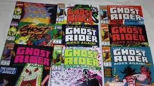 lot 332 image: Marvel Ghost Rider comic books (9) issues.