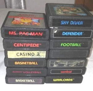 lot 343 image: Atari games Circa 70s and 80s