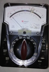 lot 348 image: Triplett Ohm meter etc.