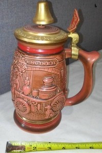 lot 351 image: Tribute to American Firefighters Stein.