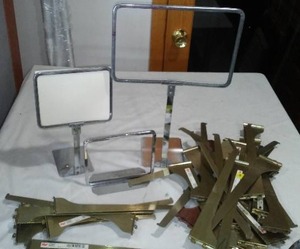 lot 419 image: Retail display and 12-inch shelf brackets.