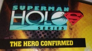 lot 462 image: Superman HOLO trading cards. Complete set 1-50 hologram.