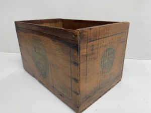 lot 196 image: Antique SWIFTS Premium Canned Meats Wooden Advertising Crate