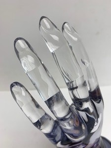 lot 180 image: Retro Acrylic Hand Sculpture