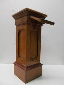 lot 172 image: Antique Early 1900s Fraternal Lodge Podium