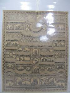 lot 177 image: Large 19th Century International Order of Oddfellows Early Lithograph