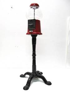 lot 126 image: Vintage 1980s Floor Standing Coin-Op Gumball Machine