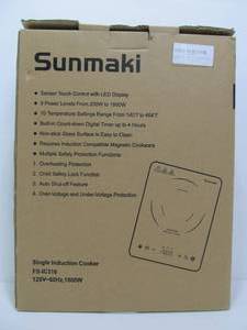 lot 212 image: Brand New SUNMAKI Model FS-1C316 Induction Cooktop