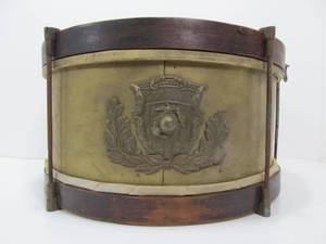 lot 217 image: Original 19th Century US MARINE CORPS Military Drum