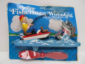 lot 285 image: Brand New Fisherman Whirligig