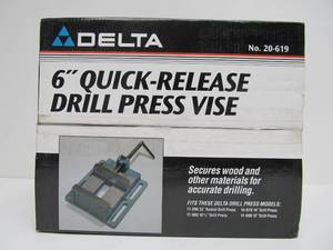 lot 289 image: Brand New DELTA Quick-Release Drill Press Vise