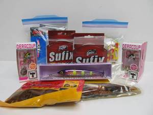 lot 245 image: Large Group of Brand New Fishing Supplies Lures etc
