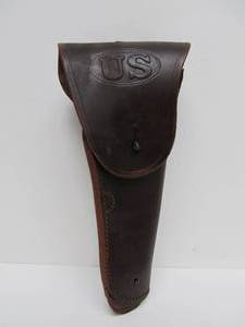 lot 255 image: Excellent Vintage US Marked Leather Holster